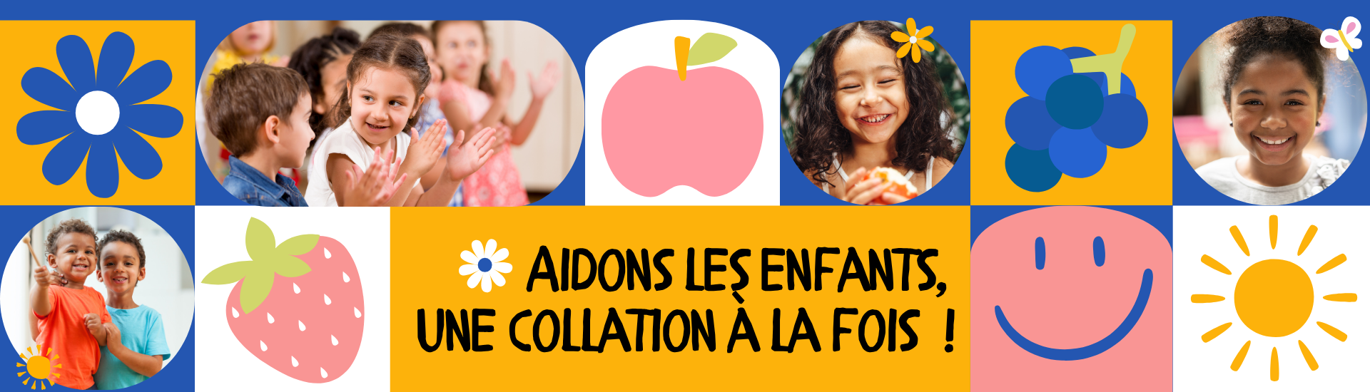 Aidons les enfants, une collation à la fois !